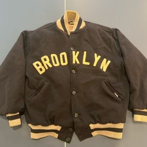 Mitchell & Ness Vintage Retro 1937 Brooklyn Dodgers Varsity Jacket